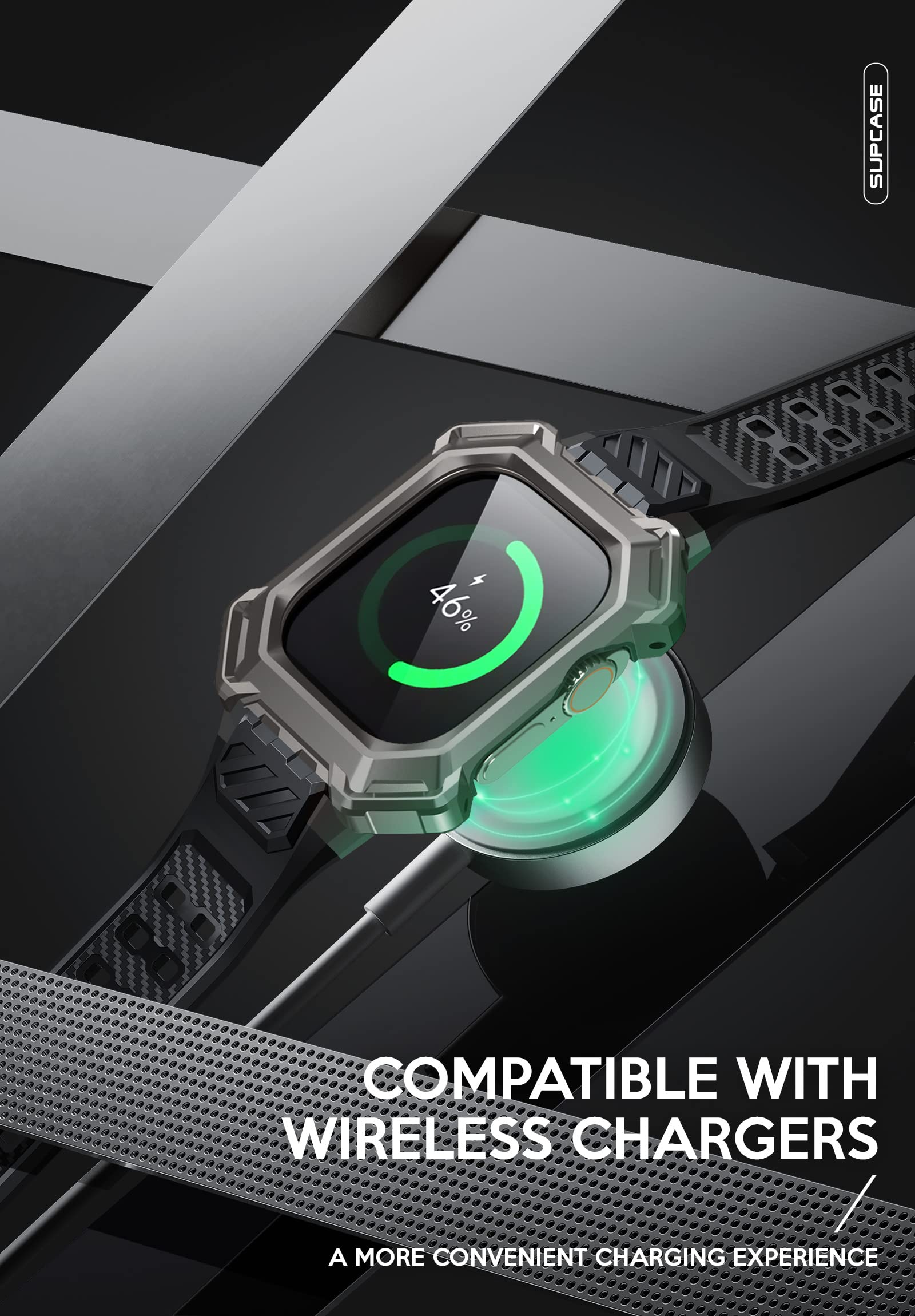 SUPCASE for Apple Watch Ultra Band with Case (Unicorn Beetle Pro XT), [2X Screen Protector] [Military-Grade Protection] Rugged Men Metal Cover with Adjustable Strap Band for iWatch Ultra 3/2/1, Star - Image 5