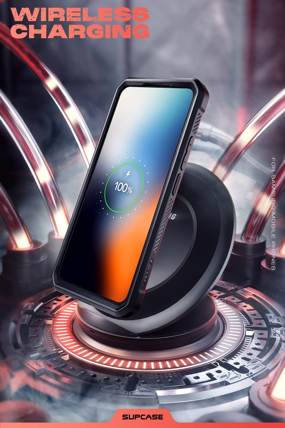 SUPCASE for Samsung Galaxy S22 Case with Stand (Unicorn Beetle Pro), [Built-in Belt-Clip] Heavy Duty Full-Body Dual Layer Rugged Kickstand Shockproof Protective Phone Case for Galaxy S22, Black - Image 9