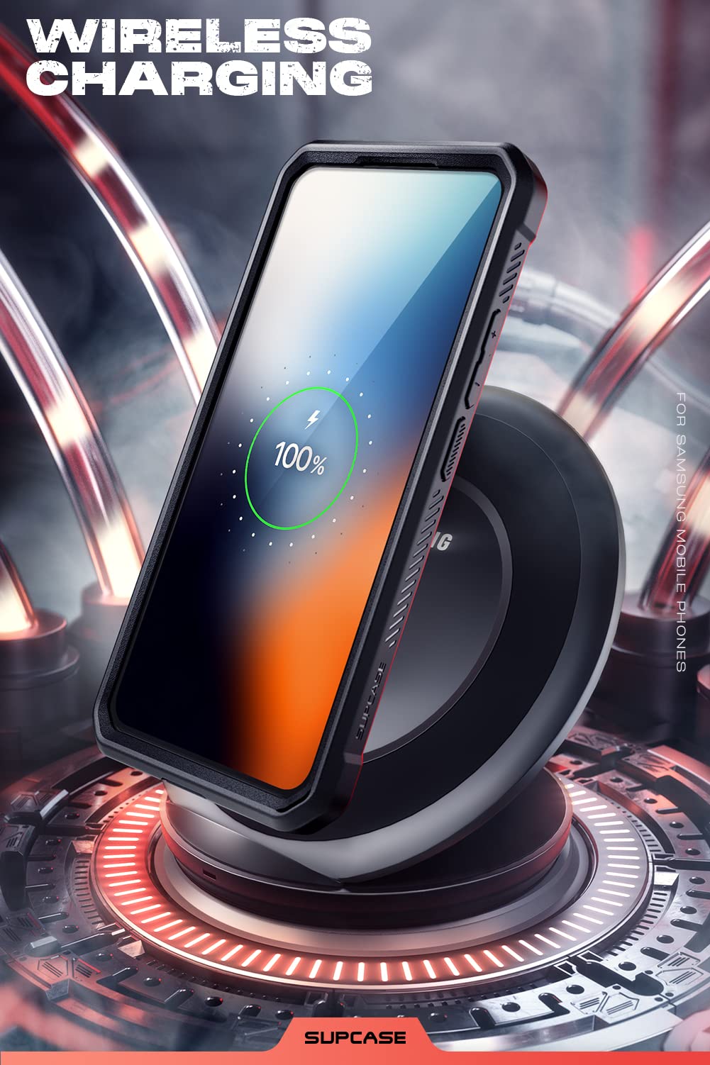 SUPCASE for Samsung Galaxy S22 Ultra Case with Stand, [Unicorn Beetle Pro] [2 Front Frames] [Built-in Screen Protector & Belt-Clip] Military-Grade Protection Phone Case for Galaxy S22 Ultra, Black - Image 8