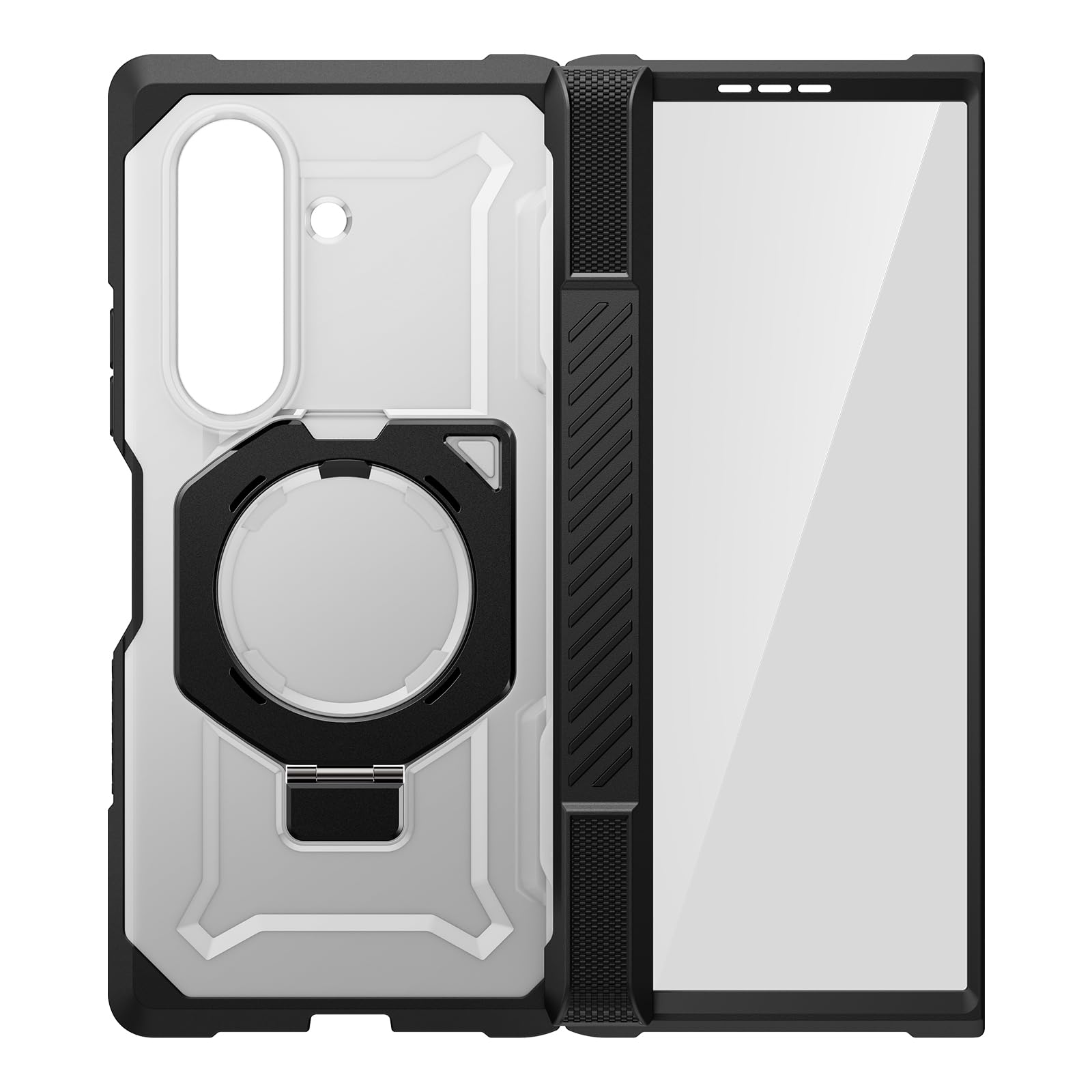 SUPCASE for Samsung Galaxy Z TriFold Case with 2 Tempered Glass Screen Protectors (UB Grip), [Compatible with MagSafe] [Built-in Kickstand] [Hinge Coverage] Military-Grade Protection Phone Case, Black - Image 8