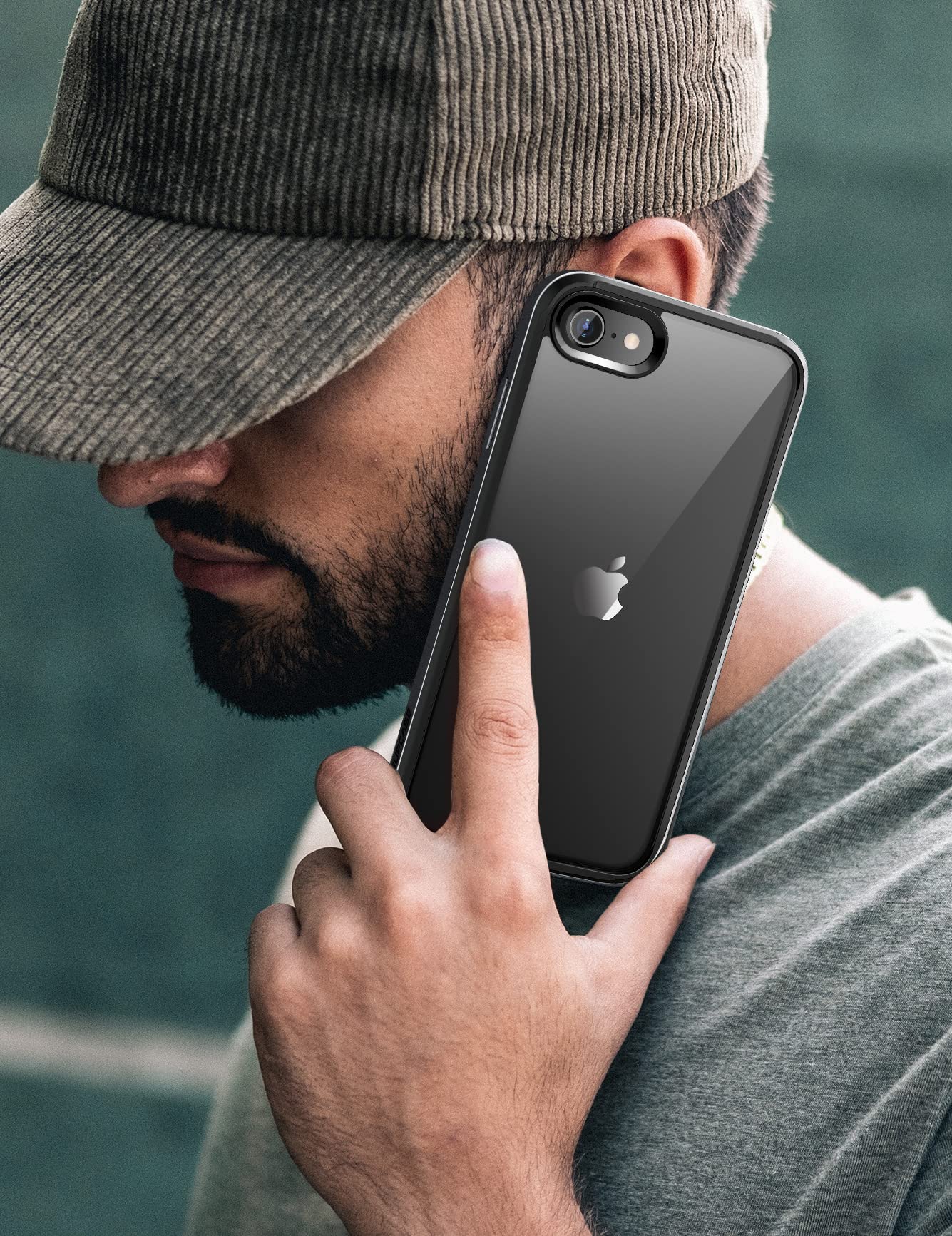 SUPCASE Unicorn Beetle Edge XT Series Case for iPhone SE (2020/2022) /iPhone 7 /iPhone 8, Slim Frame Clear Protective Case with Built-in Screen Protector (Black) - Image 8