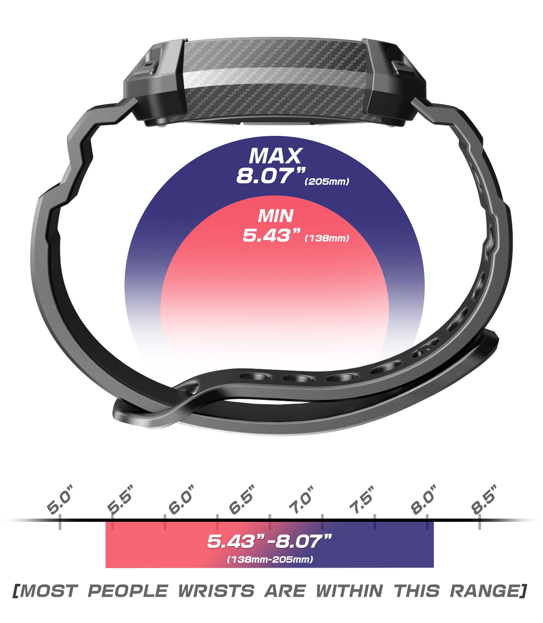 SUPCASE Unicorn Beetle Pro Bands with Case for Fitbit Alta HR/Fitbit Alta (Black) - Image 7