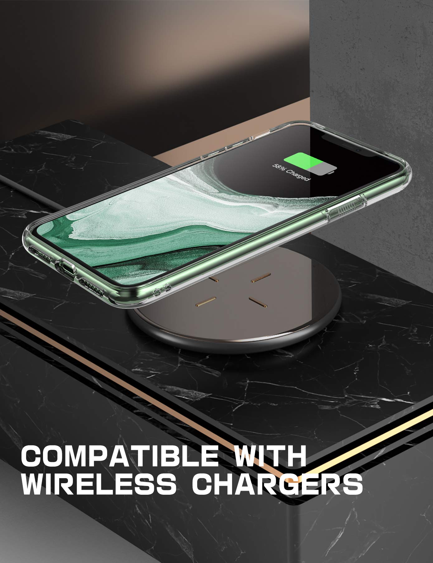 SUPCASE Unicorn Beetle Style Series Case Designed for iPhone 11 6.1 Inch (2019 Release), Premium Hybrid Protective Clear Case (Clear) - Image 7