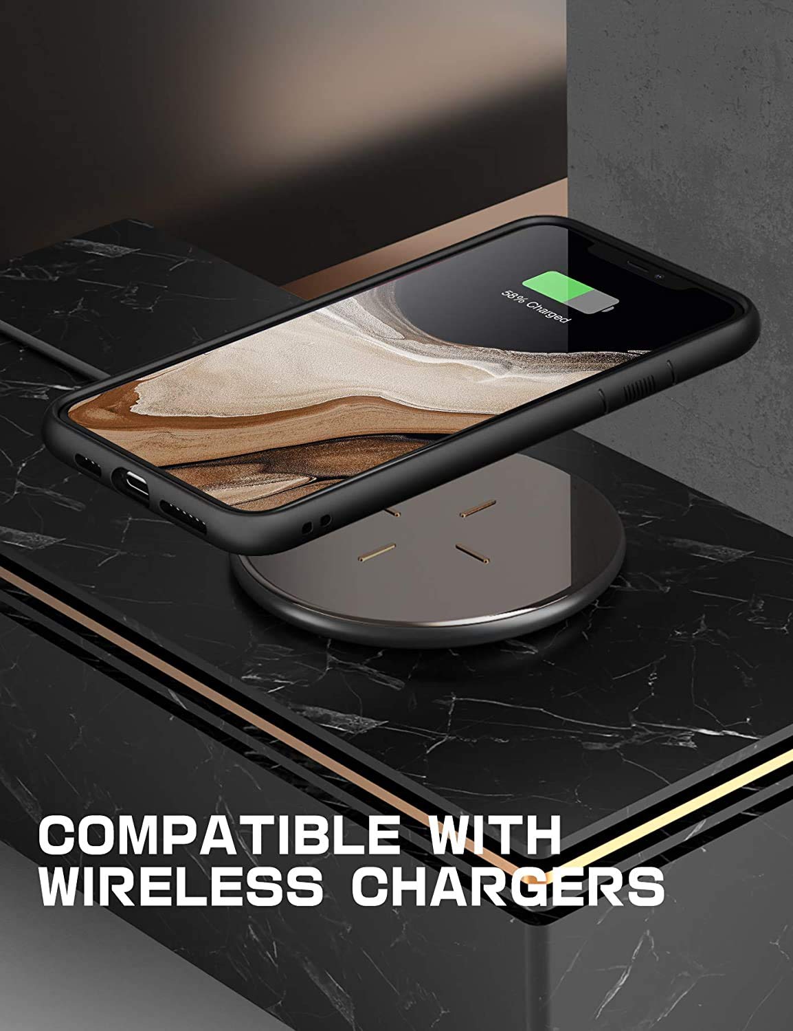 SUPCASE Unicorn Beetle Style Series Case Designed for iPhone 11 Pro 5.8 Inch (2019 Release), Premium Hybrid Protective Clear Case (Black) - Image 7