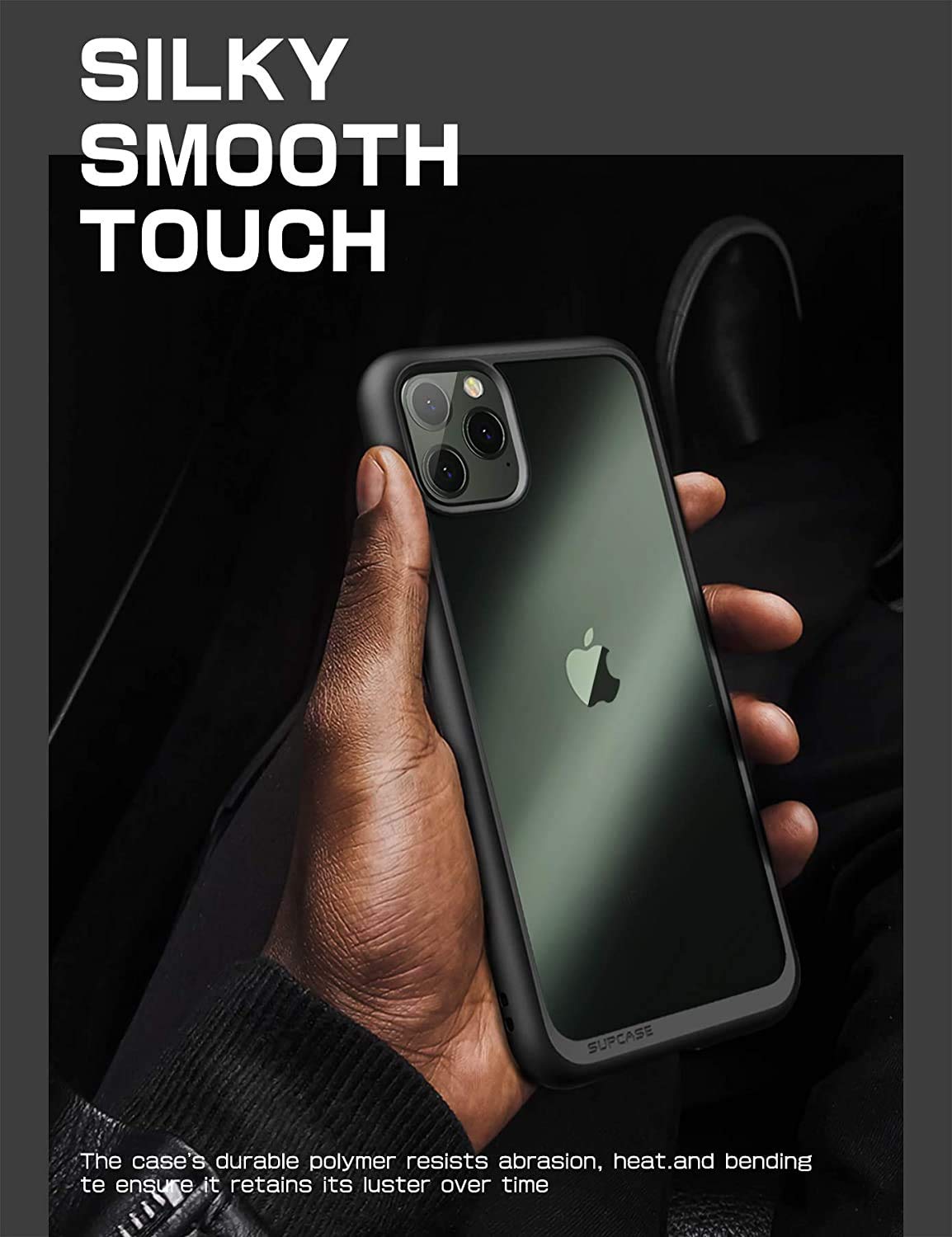 SUPCASE Unicorn Beetle Style Series Case Designed for iPhone 11 Pro 5.8 Inch (2019 Release), Premium Hybrid Protective Clear Case (Black) - Image 8