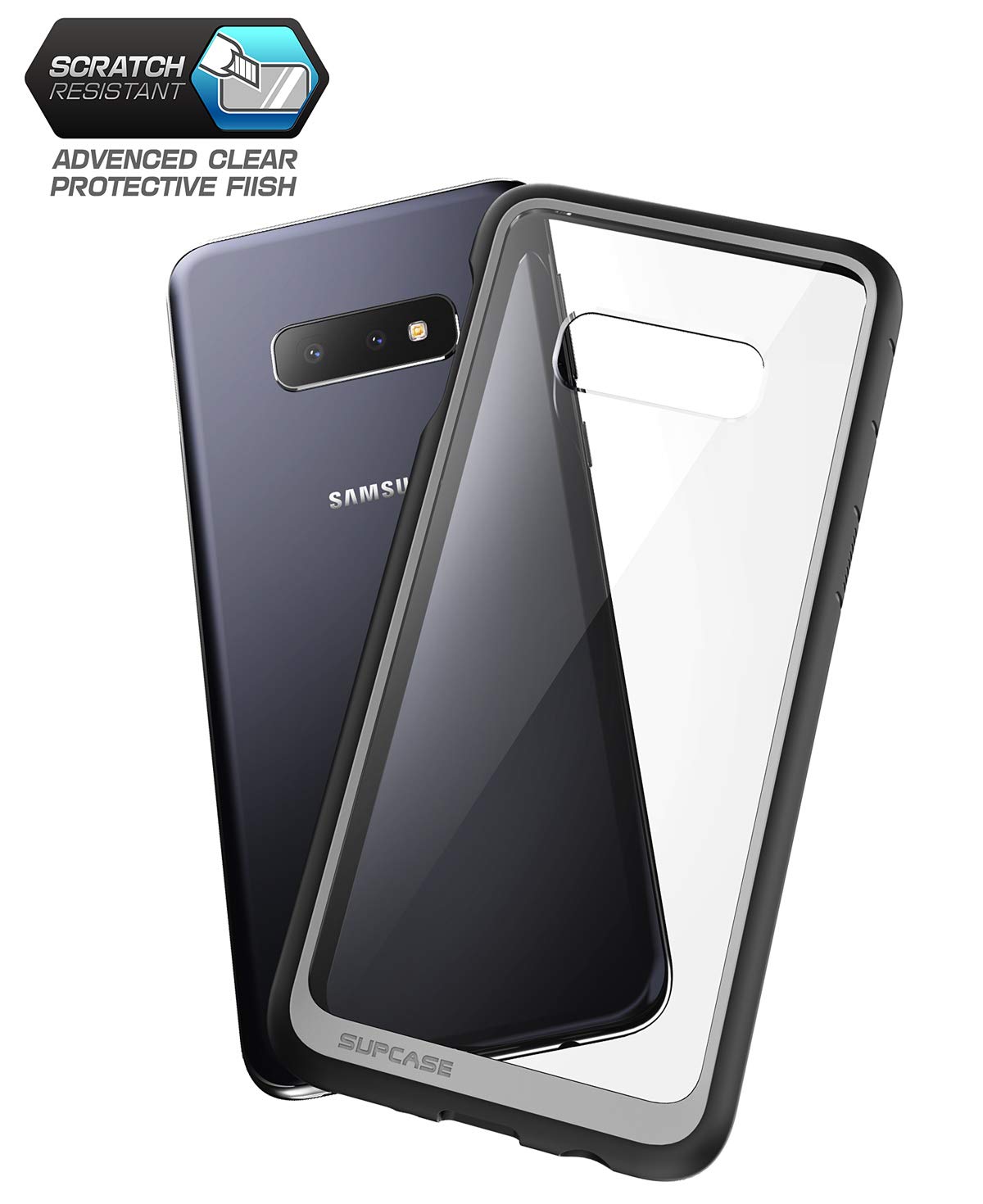 SupCase Unicorn Beetle Style Series Designed for Samsung Galaxy S10e Case 2019 Release PC and TPU Premium Hybrid Protective Clear Slim Fit Case (Black) - Image 3